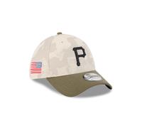 Pittsburgh Pirates 2025 MLB Armed Forces New Era 39THIRTY Flex Cap Beige - M/L
