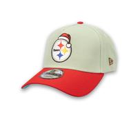 Pittsburgh Steelers Christmas Edition New Era 9FORTY A-Frame NFL Cap Grün StadiumDreams Exclusive - ONE SIZE