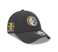 Pittsburgh Steelers New Era NFL 2024 Draft 2024 9FORTY Stretch-Snap Cap Grau - ONE SIZE