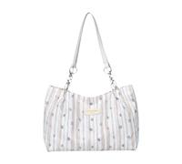 Pitycbo Große Damen Tragetasche, Schultertasche, Handtasche, Geräumig, Stilvoll, Kettengriff, Leichtes Polyestermaterial, Geeignet Zum Einkaufen, Arbeiten, Re, Khaki