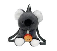 Pitycbo Koala Spielzeug Rucksack, Deko Plüschtier Rucksack für Kinder, Outdoor, Hamburger
