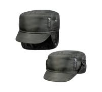 Piumino Armycap mit Ohrenklappen - oliv / M (56-57 cm)
