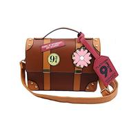 PIUMOJ Harry Umhängetasche, Harry Handtasche Leder Tasche, Wizard Messenger Bag, Potter Tasche mit Verstellbarer Schultergurt für Den Täglichen Gebrauch Verwendet, Braun