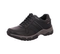 Pius Gabor Herren Sneaker Low,Halbschuhe,Gore-TEX,zertifiziertes Leder,Wechselfußbett,Freizeitschuhe,Turnschuhe,Laufschuhe,Black,44.5 EU / 10 UK