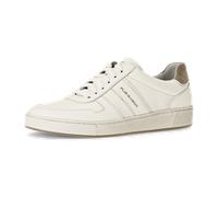 Pius Gabor Herren Sneaker Low,Halbschuhe,recyceltes Futter,Wechselfußbett,Strassenschuhe,Sportschuhe,Turnschuhe,Off-White/Dune,44 EU / 9.5 UK