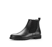 Pius Gabor Herren Boots, Männer Stiefeletten,zertifiziertes Leder,Wechselfußbett,Schlupfstiefel,Bootee,Booties,Black,43 EU / 9 UK