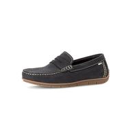 Pius Gabor Herren Mokassins, Männer Slip On,zertifiziertes Leder,Wechselfußbett,Businessschuhe,Slip-ons,Slipper,Halbschuhe,Navy,43 EU / 9 UK
