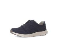 Pius Gabor Herren Schnürschuhe 1057.12.01 Nubuk-Strick Wechselfußbett Blau/Jeans 42 EU / 8 UK