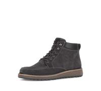 Schnürstiefelette PIUS GABOR "Pius Gabor Stiefelette Leder", Herren, Gr. 44, grau, Leder, casual, Schuhe (93674701-44) grau