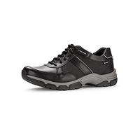 Pius Gabor Herren Sneaker Low,Halbschuhe,Gore-TEX,zertifiziertes Leder,Wechselfußbett,schnürschuhe,schnürer,Sportschuhe,Black,43 EU / 9 UK