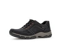 Pius Gabor Herren Sneaker Low,Halbschuhe,Gore-TEX,zertifiziertes Leder,Wechselfußbett,straßenschuhe,Strassenschuhe,Midnight,44 EU / 9.5 UK