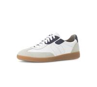 Pius Gabor Herren Sneaker Low,Halbschuhe,recyceltes Futter,Wechselfußbett,schnürschuhe,straßenschuhe,Off-White/White/Fjord,42 EU / 8 UK