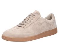 Pius Gabor Herren Sneaker Low, Veloursleder, recyceltes Futter, Wechselfußbett, Beige Gr. 46,5