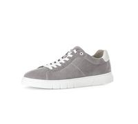 Pius Gabor Herren Sneaker Low,Halbschuhe,recyceltes Futter,zertifiziertes Leder,Wechselfußbett,Kork-Zwischensohle,Moon/White,45 EU / 10.5 UK
