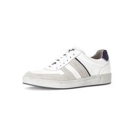 Pius Gabor Herren Sneaker Low,Halbschuhe,recyceltes Futter,zertifiziertes Leder,Wechselfußbett,White/Off-White/Fjord,46.5 EU / 11.5 UK