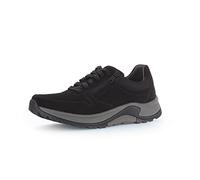 Pius Gabor Herren Sneaker Low,Halbschuhe,Wechselfußbett,zertifiziertes Leder,Laufschuhe,schnürschuhe,schnürer,Sportschuhe,Black,42.5 EU / 8.5 UK