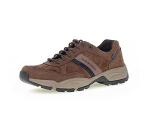 Pius Gabor Herren Sneaker Low,Halbschuhe,Wechselfußbett,zertifiziertes Leder,schnürschuhe,Men's,man,Halbschuhe,Espresso/Navy,43 EU / 9 UK