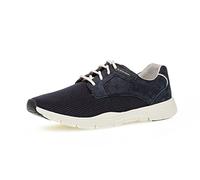 Pius Gabor Herren Sneaker Low,Halbschuhe,Wechselfußbett,zertifiziertes Leder,straßenschuhe,Strassenschuhe,Sportschuhe,Denim,44.5 EU / 10 UK