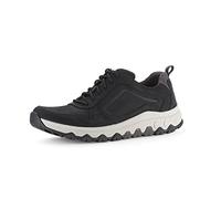Pius Gabor Herren Sneaker low,Halbschuhe,Wechselfußbett,zertifiziertes Leder,straßenschuhe,Strassenschuhe,Sportschuhe,black,43 EU / 9 UK