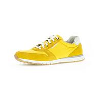 Pius Gabor Herren Sneaker Low,Halbschuhe,Wechselfußbett,zertifiziertes Leder,Superflex Sohle,Kork-Zwischensohle,schnürer,Yellow,39 EU / 6 UK