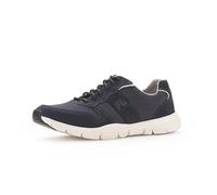 Pius Gabor Herren Sneaker Low,Halbschuhe,Wechselfußbett,zertifiziertes Leder,Turnschuhe,Laufschuhe,schnürschuhe,schnürer,Denim,46 EU / 11 UK