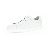 Pius Gabor Herren Sneaker Low,Halbschuhe,zertifiziertes Leder,Wechselfußbett,schnürschuhe,straßenschuhe,Strassenschuhe,White,48.5 EU / 13 UK