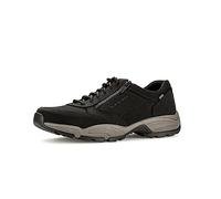 Pius Gabor Herren Sneaker low,Halbschuhe,zertifiziertes Leder,Wechselfußbett,schnürschuhe,straßenschuhe,Strassenschuhe,black,44.5 EU / 10 UK