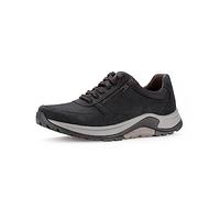 Pius Gabor Herren Sneaker Low,Halbschuhe,zertifiziertes Leder,Wechselfußbett,Sportschuhe,Freizeitschuhe,Turnschuhe,Midnight,47 EU / 12 UK