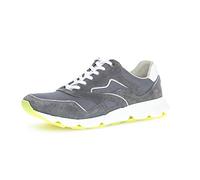 Pius Gabor Herren Sneaker Low,Halbschuhe,zertifiziertes Leder,Wechselfußbett,Strassenschuhe,Sportschuhe,Freizeitschuhe,ash Kombi,45 EU / 10.5 UK