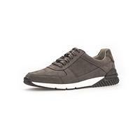 Pius Gabor Herren Sneaker Low,Halbschuhe,zertifiziertes Leder,Wechselfußbett,Superflex Sohle,Laufschuhe,schnürschuhe,Grey,45 EU / 10.5 UK