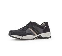 Pius Gabor Herren Sneaker Low,Halbschuhe,zertifiziertes Leder,Wechselfußbett,Turnschuhe,Laufschuhe,schnürschuhe,Midnight,44.5 EU / 10 UK