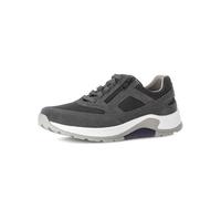 Pius Gabor Sneaker RollingSoft Low – Rauleder, Wechselfußbett, grau (Iron) Gr. 41