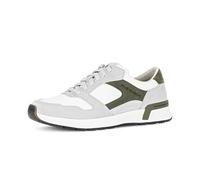 Pius Gabor Herren Sneaker Low, Männer Halbschuhe,Wechselfußbett,Laufschuhe,schnürschuhe,schnürer,lt.Grey/White/Birch,43 EU / 9 UK