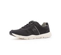 Pius Gabor Herren Sneaker Low, Männer Halbschuhe,Wechselfußbett,straßenschuhe,Strassenschuhe,Sportschuhe,Freizeitschuhe,Black,42.5 EU / 8.5 UK