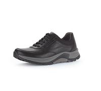 Pius Gabor Herren Sneaker 8000.14 Low – Schnürschuhe mit Wechselfußbett – Schwarz 46.5