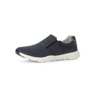 Pius Gabor Herren Sneaker Low,Slip On,Wechselfußbett,zertifiziertes Leder,Slipper,Mokassins,Halbschuhe,Slides,Schlupfschuhe,Denim,40.5 EU / 7 UK