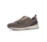Sneaker PIUS GABOR "Pius Gabor Sneaker Leder", Damen, Gr. 46, mocca, Leder, Schuhe Sneaker (11477552-46) mocca