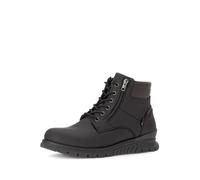 Pius Gabor Herren sportliche Stiefel, Männer Schnürschuhe,Strassenschuhe,lace-up Shoes,Low-tie,Komfortschuhe,bequem,Black/Mocca,44.5 EU / 10 UK