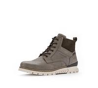 Pius Gabor Herren sportliche Stiefel,Schnürschuhe,Gore TEX,Latex Wechselfußbett,Super Flex Sohle,Reißverschluss,WARM Gefüttert,Charcoal/Mocca,46.5 EU / 11.5 UK