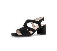pius gabor - Riemchensandalen Rauleder schwarz schwarz - Gr. - 5.5 UK