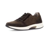 Sneaker GABOR "rollingsoft Sneaker low Materialmix Leder", Herren, Gr. 44, braun, Schuhe Sneaker (39389154-44)