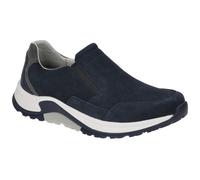 Slipper GABOR ROLLINGSOFT Gr. 10 (44,5), blau (marine) Herren Schuhe Slipper mit seitlichem Stretcheinsatz, Weite G (41951544-10)