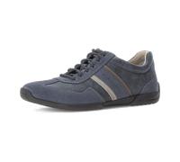 Pius Gabor Herren Sneaker Low – recyceltes Futter, Wechselfußbett – Fjord/Midgrey, 47 EU / 12 UK