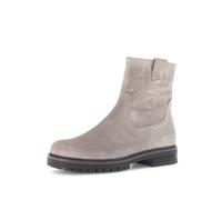 Stiefelette GABOR COMFORT "Gabor Comfort Stiefelette Veloursleder", Damen, Gr. 40, beige, Veloursleder, Schuhe (71027948-40) beige