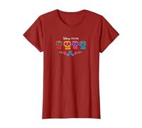 Pixar Coco Full Color Logo T-Shirt, Damen, Cranberry, S