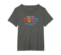Pixar Coco Full Color Logo T-Shirt, Damen Große Größen, Anthrazit, 4X