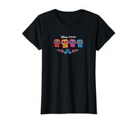 Pixar Coco Full Color Logo T-Shirt, Damen, Schwarz, M