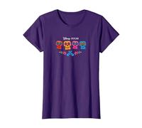 Pixar Coco Full Color Logo T-Shirt, Damen, Violett, S