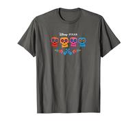Pixar Coco Full Color Logo T-Shirt, Herren, Anthrazit, XXL
