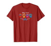 Pixar Coco Full Color Logo T-Shirt, Herren, Cranberry, XXL